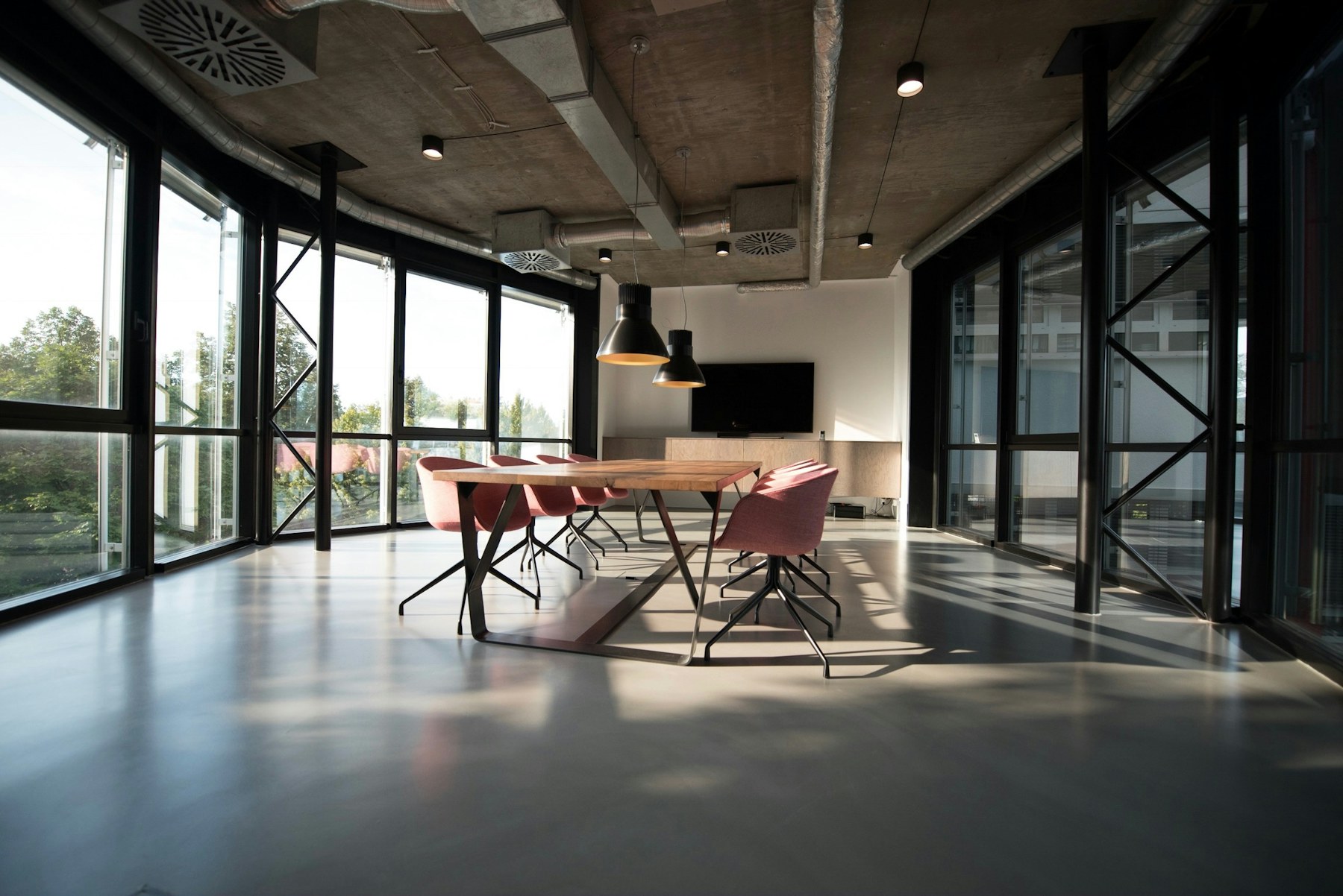 A quiet studio with natural light